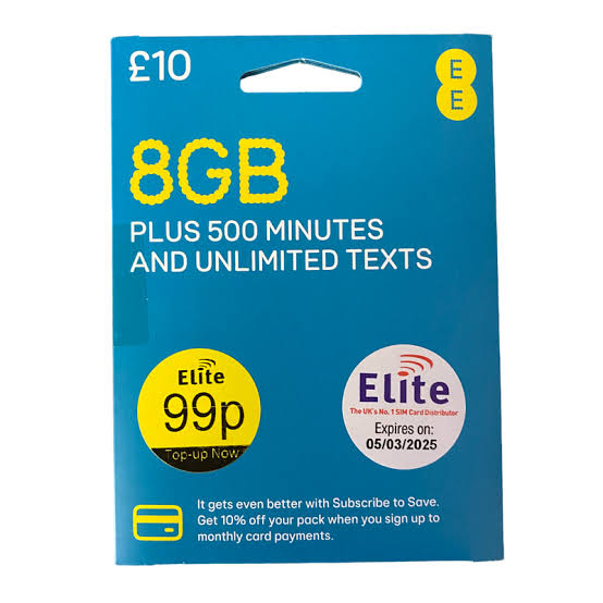 EE UK Active SIM Card – 100% Guaranteed Signals | Ready to Use in Pakistan