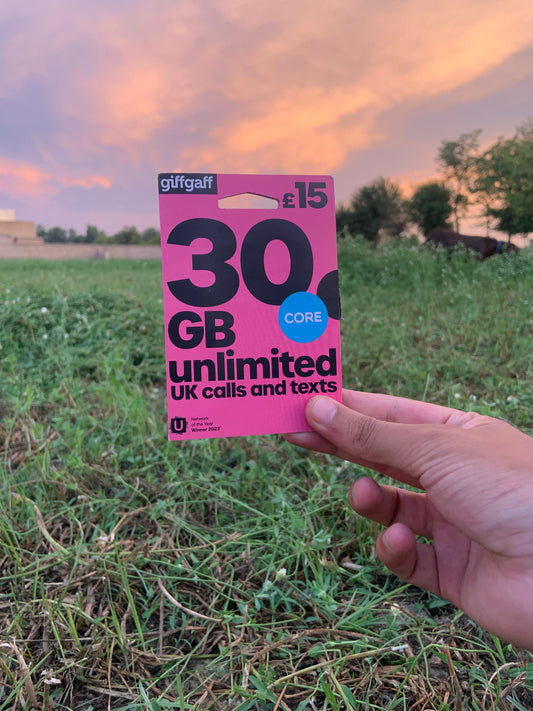 Giff Gaff Uk Official Sim For TikTok Live