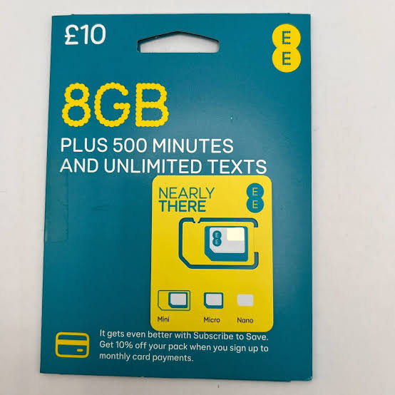 EE UK Active SIM Card – 100% Guaranteed Signals | Ready to Use in Pakistan