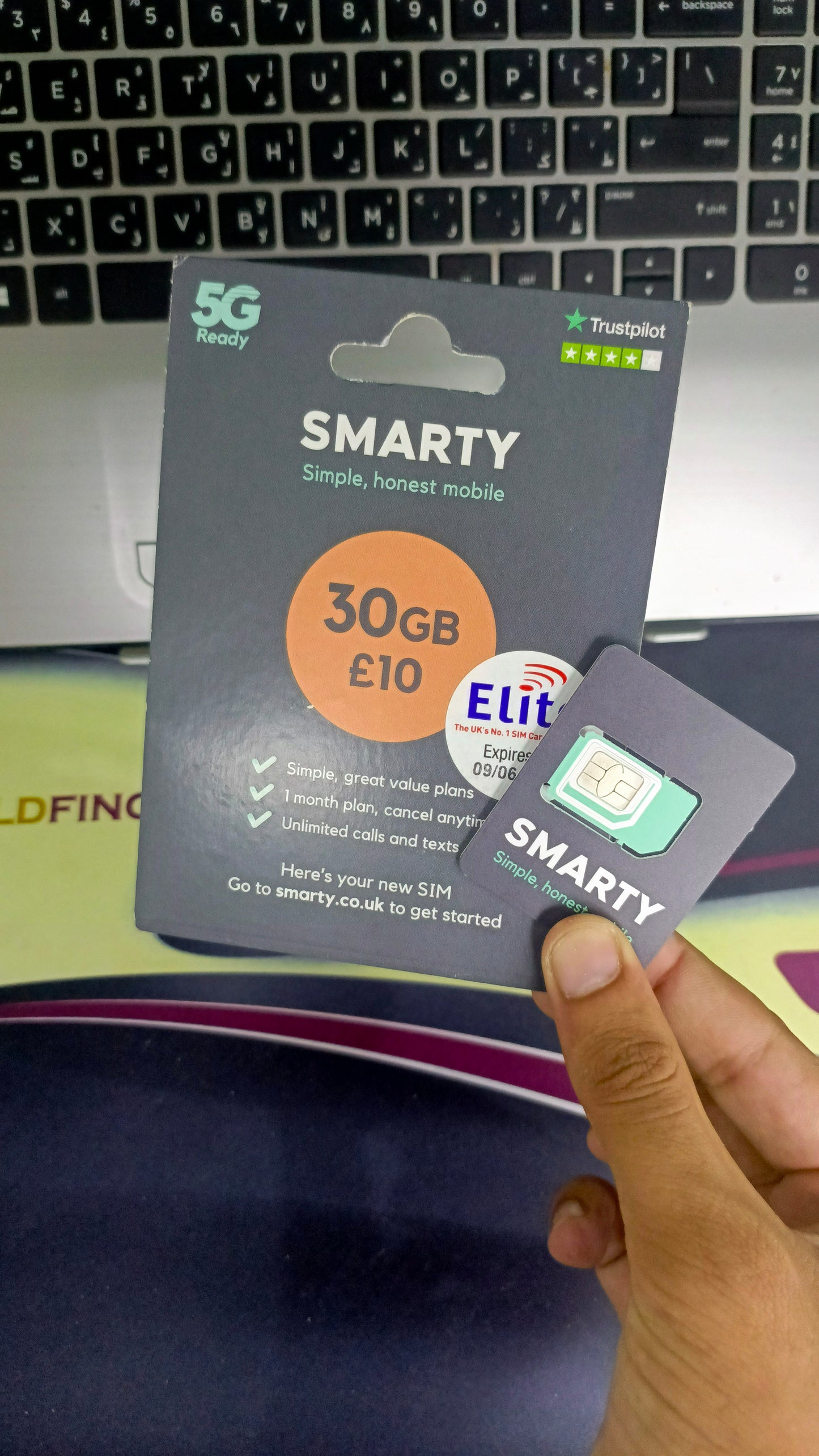 Smarty Uk Official Sim For TikTok Live