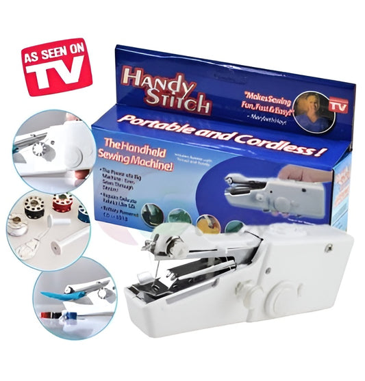 Handy Stitch Portable Cordless Sewing Machine | Quick Fabric Repairs & Easy Stitching Tool