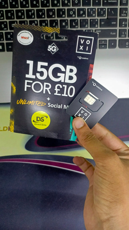 Vodafone Uk Official LifeTime Sim For TikTok Live
