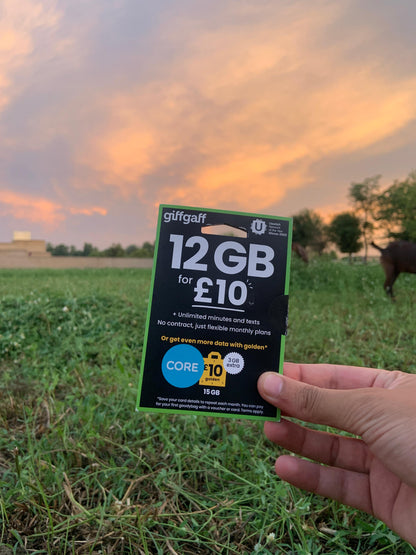 Giff Gaff Uk Official Sim For TikTok Live