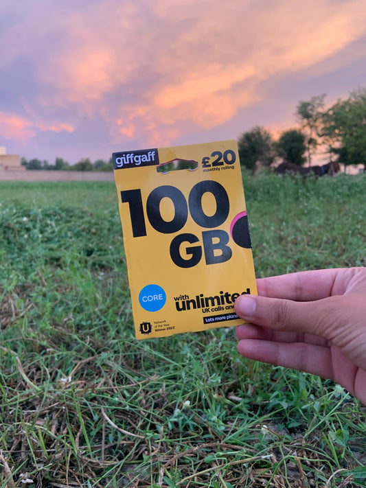 Giff Gaff Uk Official Sim For TikTok Live